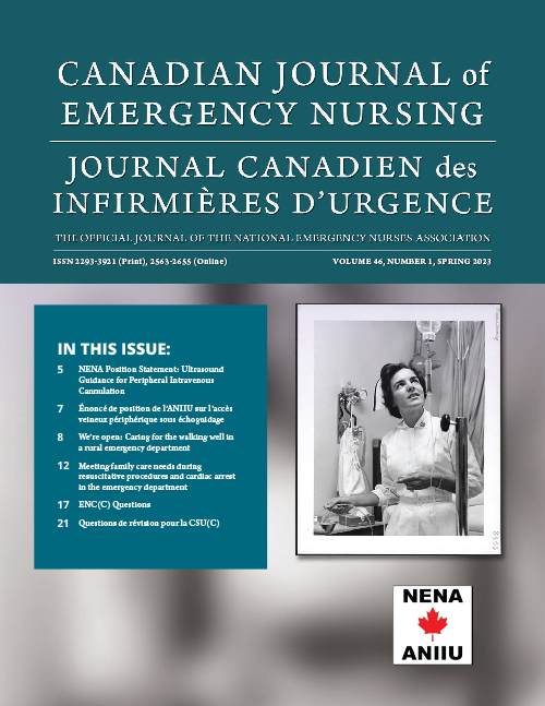 ENC(C) Review Questions - Spring 2023  Canadian Journal of Emergency  Nursing